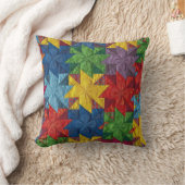 Pinwheel Patchwork Quilt Pattern クッション (ブランケット)