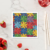 Pinwheel Patchwork Quilt Pattern スタンダードカクテルナプキン (インサイチュ)
