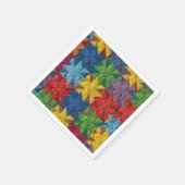 Pinwheel Patchwork Quilt Pattern スタンダードカクテルナプキン (角)
