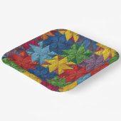 Pinwheel Patchwork Quilt Pattern ペーパープレート (傾斜あり)