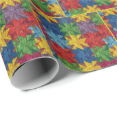 Pinwheel Patchwork Quilt Pattern ラッピングペーパー (ロールコーナー)