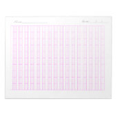 Pinyin Practice Paper for Kids – Chinese Writing ノートパッド (正面)