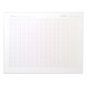 Pinyin Practice Paper for Kids – Chinese Writing ノートパッド (正面)