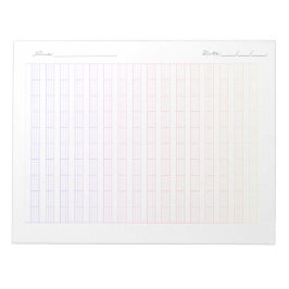 Pinyin Practice Paper for Kids – Chinese Writing ノートパッド