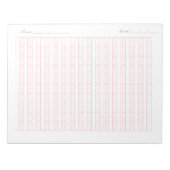 Pinyin Practice Paper for Kids – Chinese Writing ノートパッド (正面)