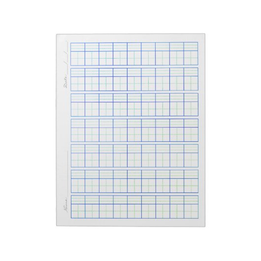 Pinyin Tianzi Grid Paper, Chinese Writing Practice ノートパッド (回転)