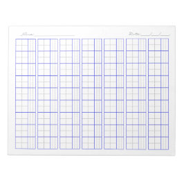 Pinyin Tianzi Grid Paper, Chinese Writing Practice ノートパッド