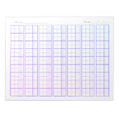 Pinyin Tianzi Grid Paper, Chinese Writing Practice ノートパッド (正面)