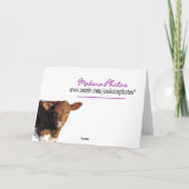 Pinzgauerの子牛AnyOccasionはカードカスタマイズ カード (裏面)