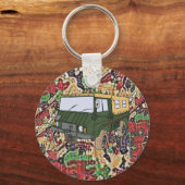 Pinzgauer 710M軍隊トラックキーチェーン キーホルダー (正面)