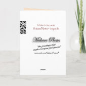 Pinzgauer 8374の母は日または大事な行事を作ります サンキューカード (裏面)