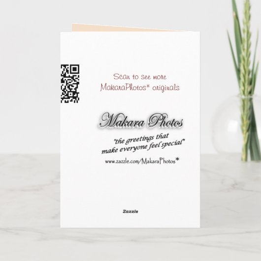 Pinzgauer 8374の母は日または大事な行事を作ります サンキューカード (裏面)