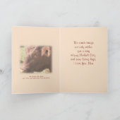 Pinzgauer 8374の母は日または大事な行事を作ります サンキューカード (内部)