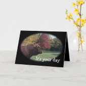 Pinzguaerは大事な行事をBlkOvalカスタマイズ カード (黄色い花)