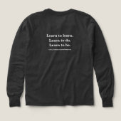 Pioneer Academy Girls' Tri-Blend Long Sleeve  (デザイン背面)