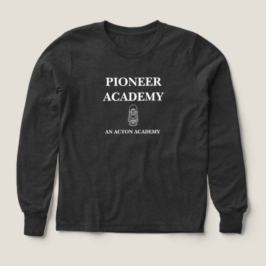 Pioneer Acton Academy Boys Tri-Blend Long Sleeve (デザイン正面)