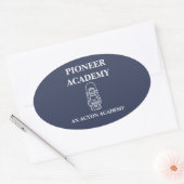 Pioneer Acton Academy Oval Sticker 楕円形シール (封筒)