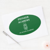Pioneer Acton Academy Oval Sticker 楕円形シール (封筒)