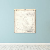 Pioneer Land Co区画 キャンバスプリント (インサイチュ (ウッドフロア))