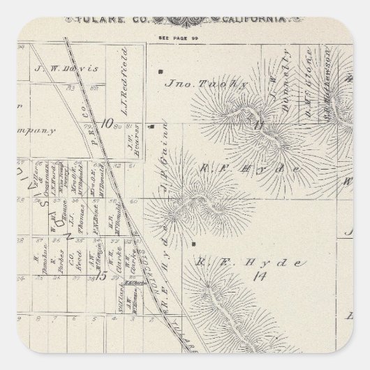 Pioneer Land Co区画 スクエアシール (正面)