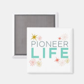 Pioneer Life Sparkly Colorful マグネット (正面/裏面)