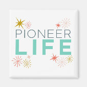 Pioneer Life Sparkly Colorful マグネット (正面)