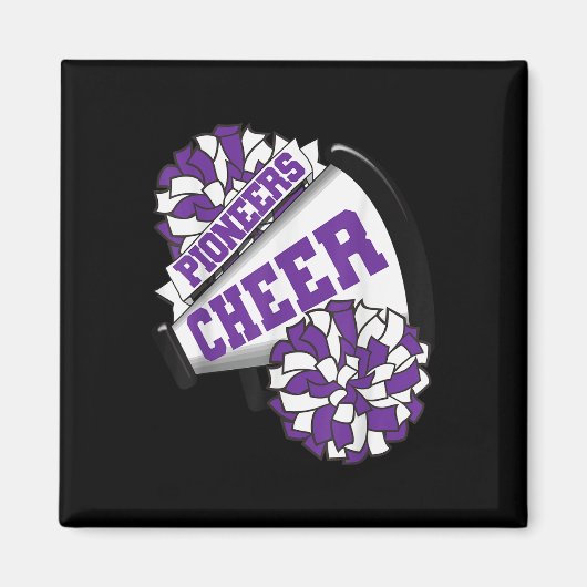 Pioneers Cheer Back To School Cheerleading Spirit  マグネット (正面)