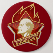 Pioneers Pin Button feat. Lenin 缶バッジ (正面)