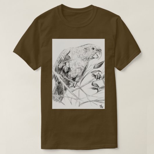 Pionus Parrot Tシャツ (デザイン正面)