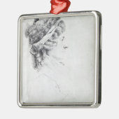 Piozzi夫人 メタルオーナメント (左)