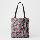 Pip Gerard Gouache Floral Pattern Shoulder トートバッグ (正面)