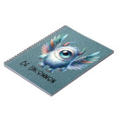 Pip - One-eyes Monster - カスタムSpiral Notebook ノートブック (左側)