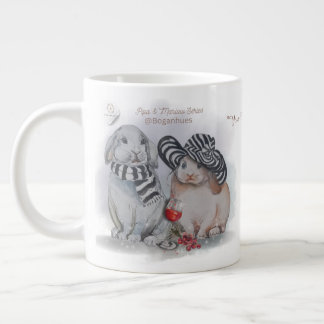 "Pipa & Marlow" ボガニーズプリント ジャンボコーヒーマグカップ