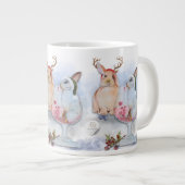 "Pipa & Marlow Series" Boganhues print ジャンボコーヒーマグカップ (正面右)