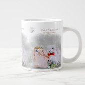 Pipa & Marlow Series Boganhues Print ジャンボコーヒーマグカップ (右)