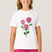 Pipe Cleaner Flower Tシャツ (正面)