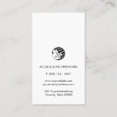 Pipe Layer Fitter Plumber Plumbing 名刺 (裏面)