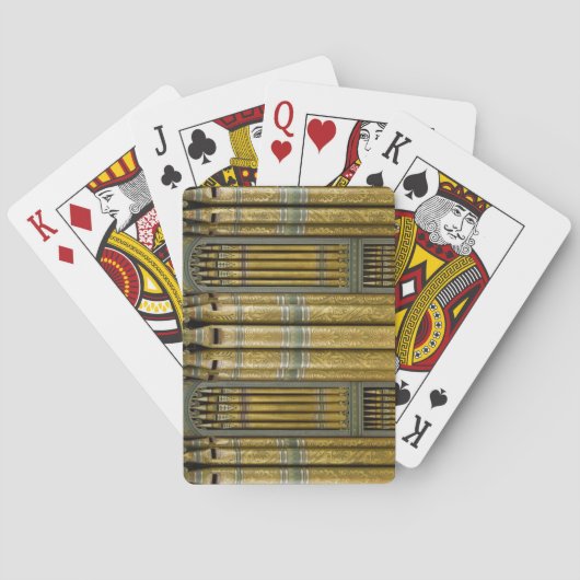 Pipe organ playing cards - Birmingham トランプ (裏面)