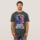 Pipefitter Steamfitter Gift Plumber USA American Tシャツ (正面フル)