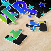 "PIPER"名、おもしろい"ハッピーバースデー" ジグソーパズル (側面)