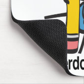 Piperdogのデザインのマウスパッド マウスパッド (コーナー)