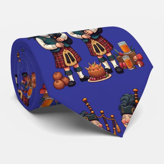 Pipers Duties For The Haggis Procession ネクタイ (ロール)