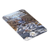 Pipestone Creek, Winnewissa秋,冬, MN マグネット (右側)