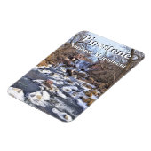 Pipestone Creek, Winnewissa秋,冬, MN マグネット (左側)