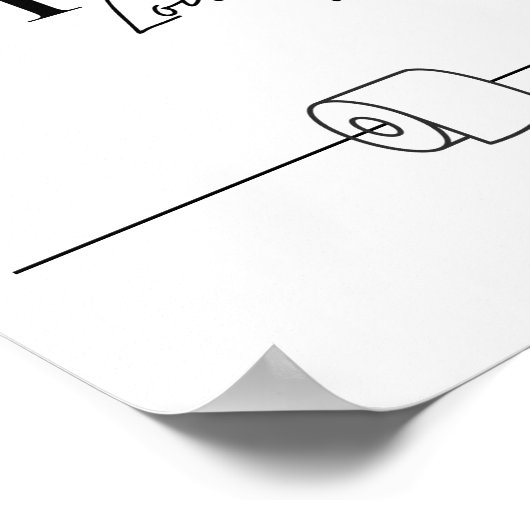 Pipi Lounge - Gäste WC - Toilette ポスター (角)