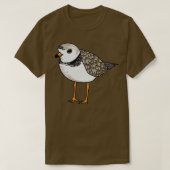 piping plover tシャツ (デザイン正面)