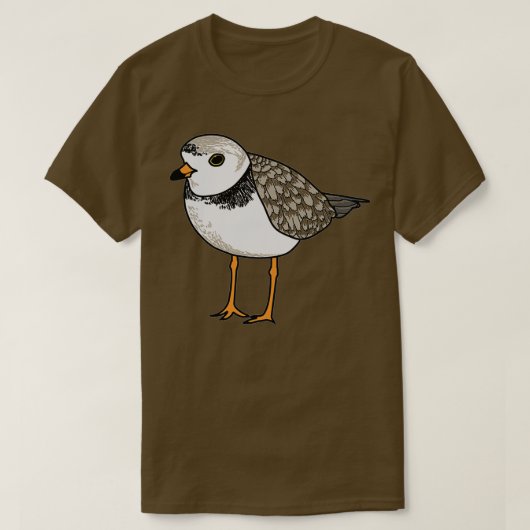 piping plover tシャツ (デザイン正面)