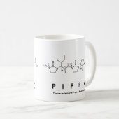 Pippaペプチド名mug コーヒーマグカップ (正面右)