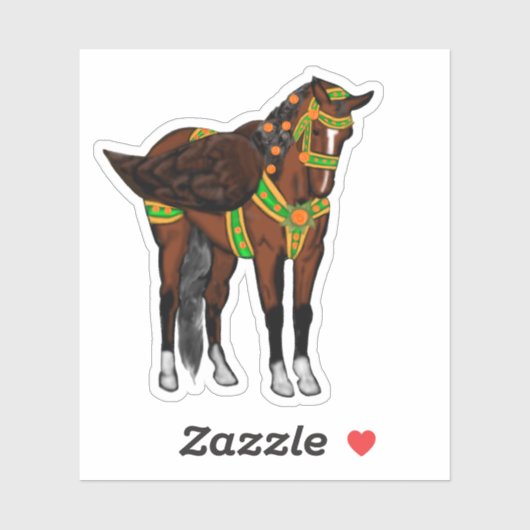 Pippael Halt at X Bay Carousel Pegasus Vinyl  シール (シート)