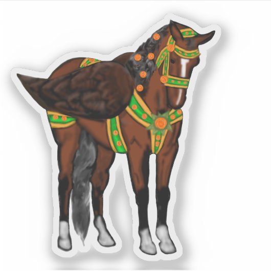 Pippael Halt at X Bay Carousel Pegasus Vinyl シール (正面)